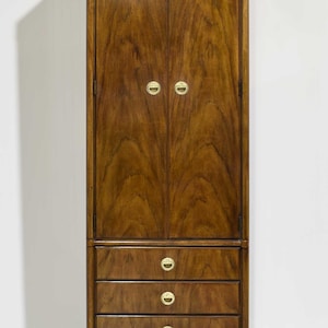 1970s Campaign Chifferobe Accolade Collection by Drexel Furniture - A Single Unit