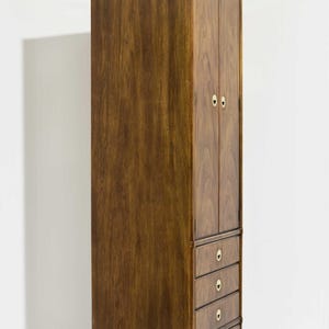 1970s Campaign Chifferobe Accolade Collection by Drexel Furniture - A Single Unit