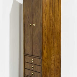1970s Campaign Chifferobe Accolade Collection by Drexel Furniture - A Single Unit