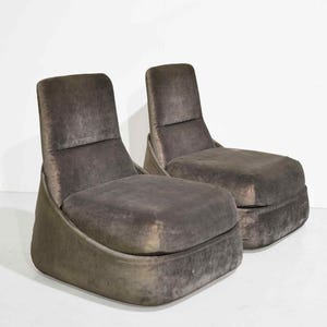 Contemporary Hosu Convertible Lounge Chair for Modern Work Coalesse by Steelcase - A Pair