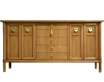Mid Century Asian Chinoiserie Buffet by American of Martinsville