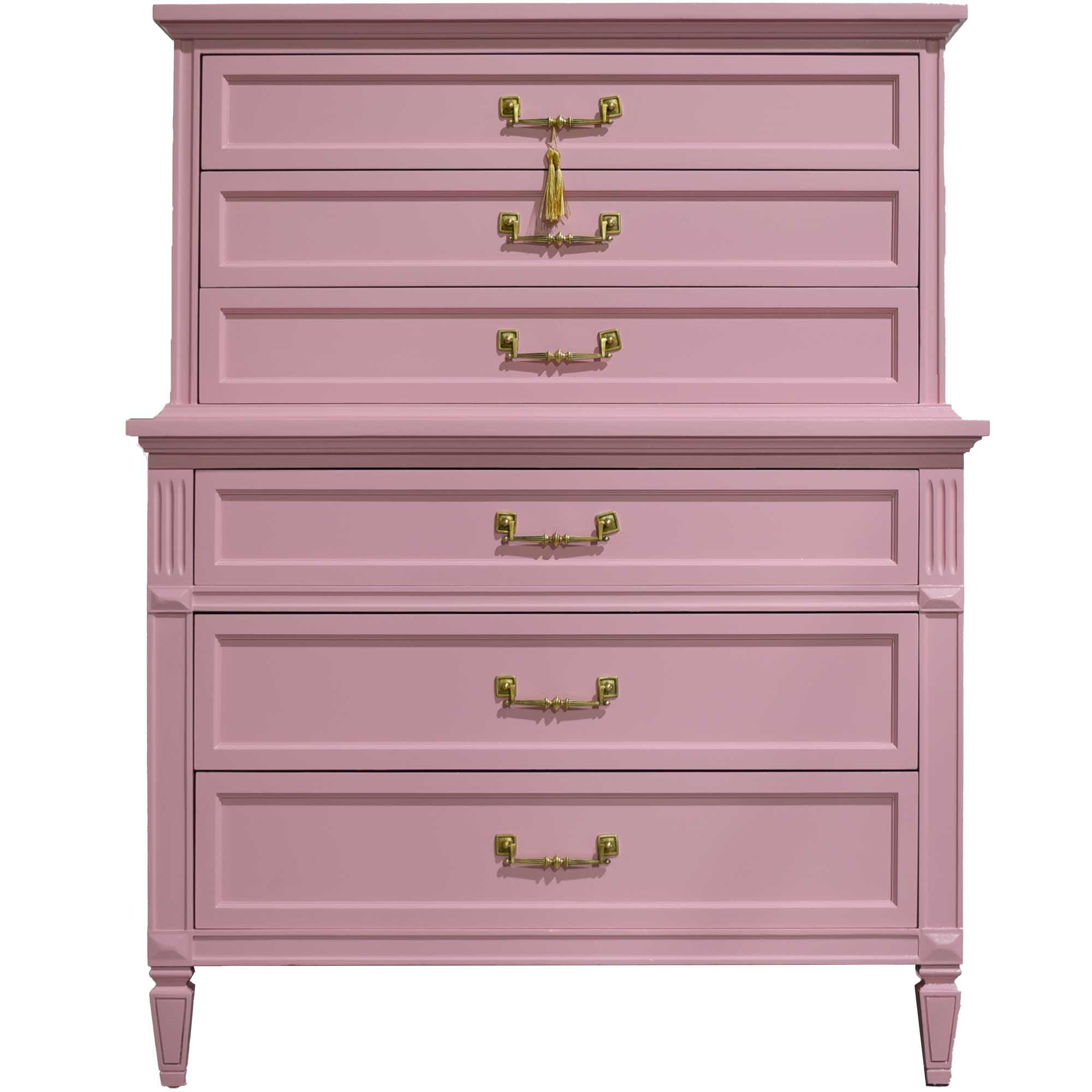 Pink Tallboy Dresser - Etsy