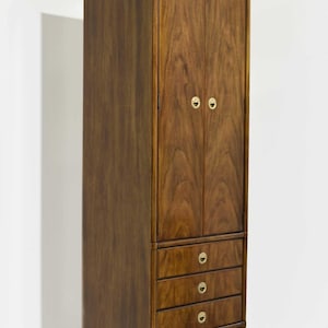 1970s Campaign Chifferobe Accolade Collection by Drexel Furniture - A Single Unit