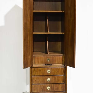 1970s Campaign Chifferobe Accolade Collection by Drexel Furniture - A Single Unit