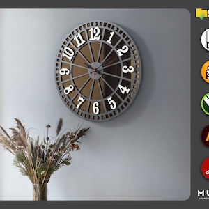 Wall Clock SVG, Watch Models, Wall Decor Clocks, SVG Files for Laser Cut File, Vector Plan, Cnc Router File, Cnc Cut File Collection