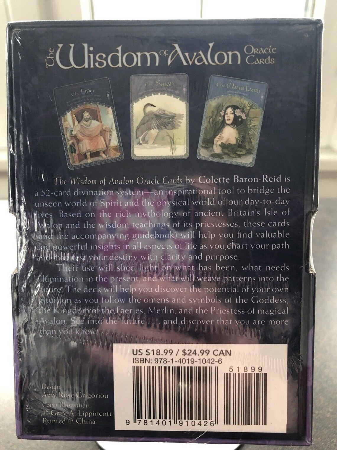 The Wisdom of Avalon Oracle Deck 52 Cards Guidebook Colette Baron Reid ...