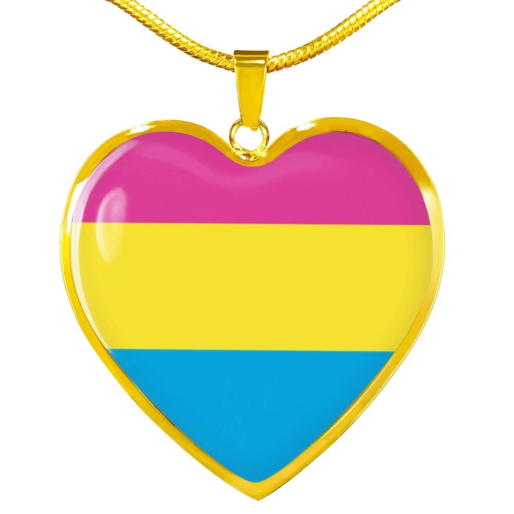 Pansexual Pride Necklace Pan Pride Jewelry Pansexy Pride Etsy UK