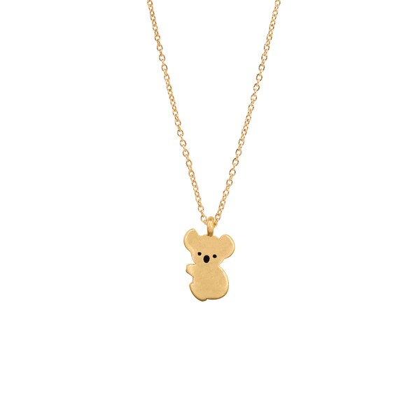 Sweet and Cute Enamel Koala Necklace