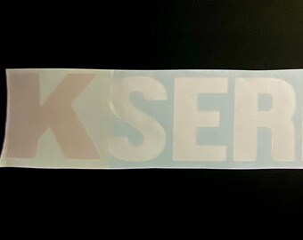 K Series Only Windshield Banner, Custom, Honda, Vinyl