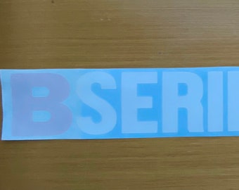 B Series Only Windshield Banner, Custom, Honda, Vinyl