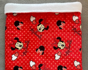 READY TO SHIP!! Minnie Mouse Hedgehog Bag, Sleep Sack, Snuggle Bag, Bonding Bag