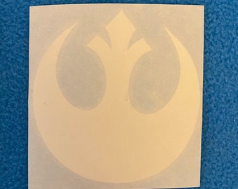Star Wars Rebel Alliance Symbol, Vinyl Decal, Waterproof, Light Side, Jedi