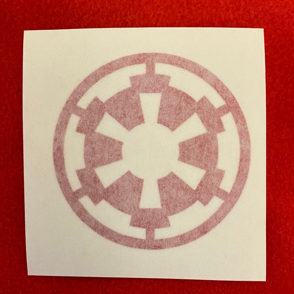 Star Wars Imperial Logo Symbol, Vinyl Decal, Waterproof, Dark Side