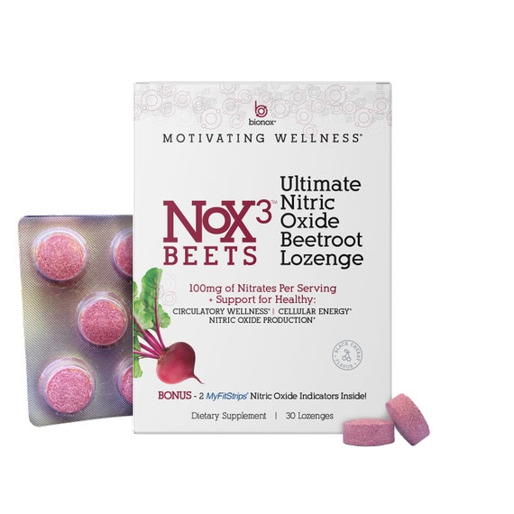 Nox3 Beets Ultimate Nitric Oxide Lozenge Organic Beetroot Etsy