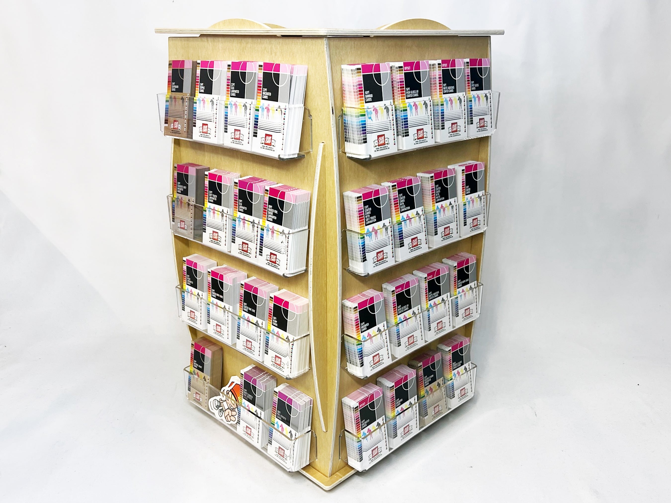 Spinner Display Rack 16 Pocket | Rotating Countertop Card & Sticker ...