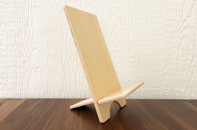 6 Easel Style Book Stand, Made In the USA With Birchwood Bookstand / Ready For Retail Book and Art Displays. image 5