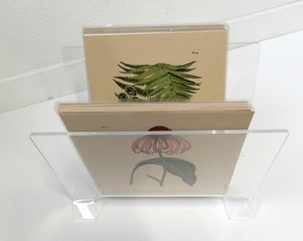 Clear Acrylic Art Print Display Bin (small)