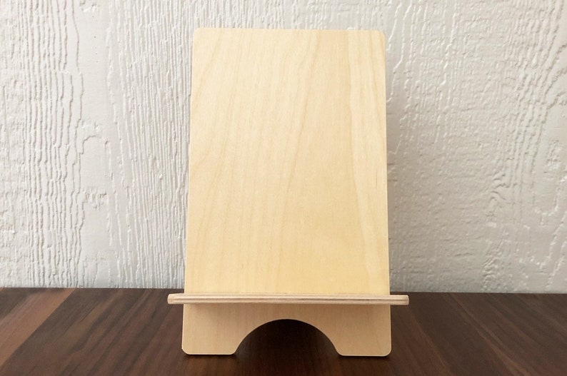 6 Easel Style Book Stand, Made In the USA With Birchwood Bookstand / Ready For Retail Book and Art Displays. image 1