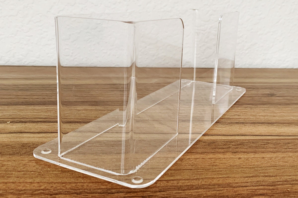 Clear Acrylic 4x9 Rack Card Stand - Horizontal - Etsy UK