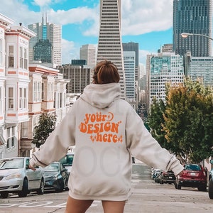 Gildan 18500 Lifestyle Mockup | Gildan Sand Hoodie Mockup | 18500 Model Mockup | 18500 Beach Mockup | 18500 Outdoor Mockup