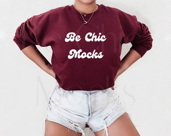 Download Maroon Shirt Mockup Etsy