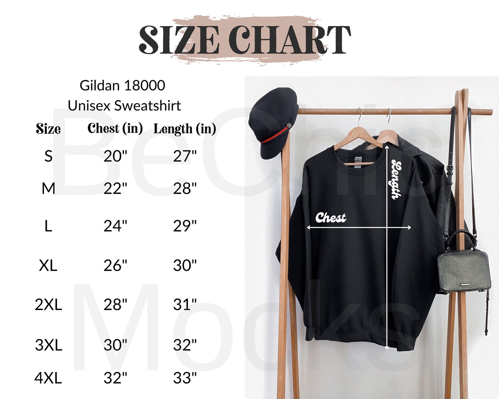 adidas sweatshirt size chart