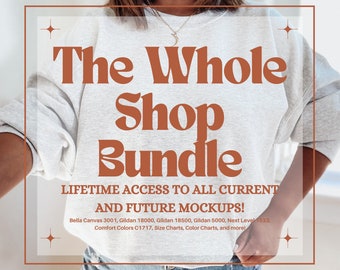Ganze Shop Bündel | Gesamter Shop Bundle | Bella Leinwand Bündel | Gildan Bündel | Komfort Farben Bündel | Gesamter Shop-Pass