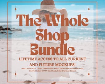 Ganze Shop Bündel | Gesamter Shop Bundle | Bella Leinwand Bündel | Gildan Bündel | Komfort Farben Bündel | Gesamter Shop-Pass