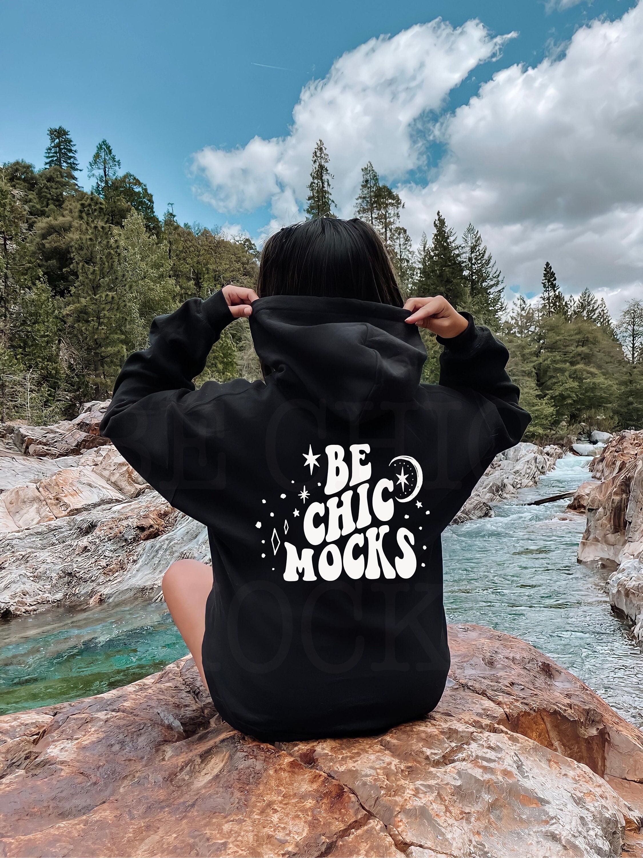 Zips in Back Hoodie - Etsy