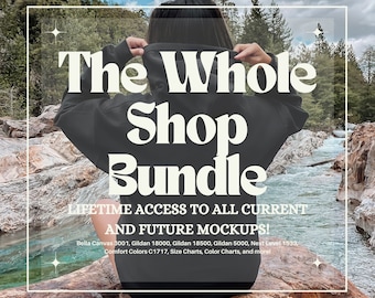 Ganze Shop Bündel | Gesamter Shop Bundle | Bella Leinwand Bündel | Gildan Bündel | Komfort Farben Bündel | Gesamter Shop-Pass