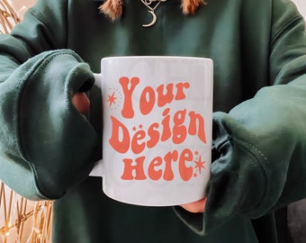 11 oz Mug Mockup | Coffee Mug Model (JPG & PNG)