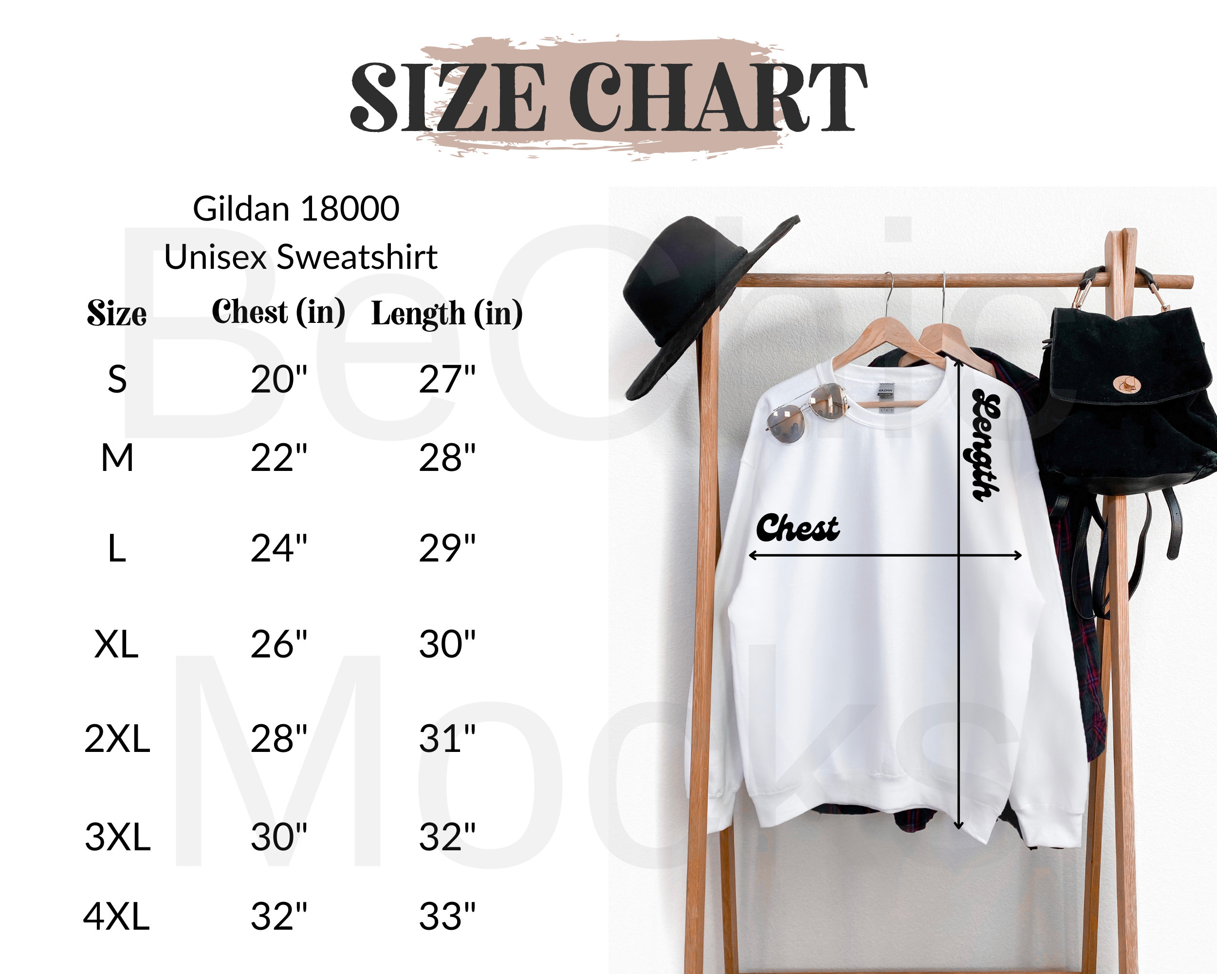 gildan sweatshirt sizing