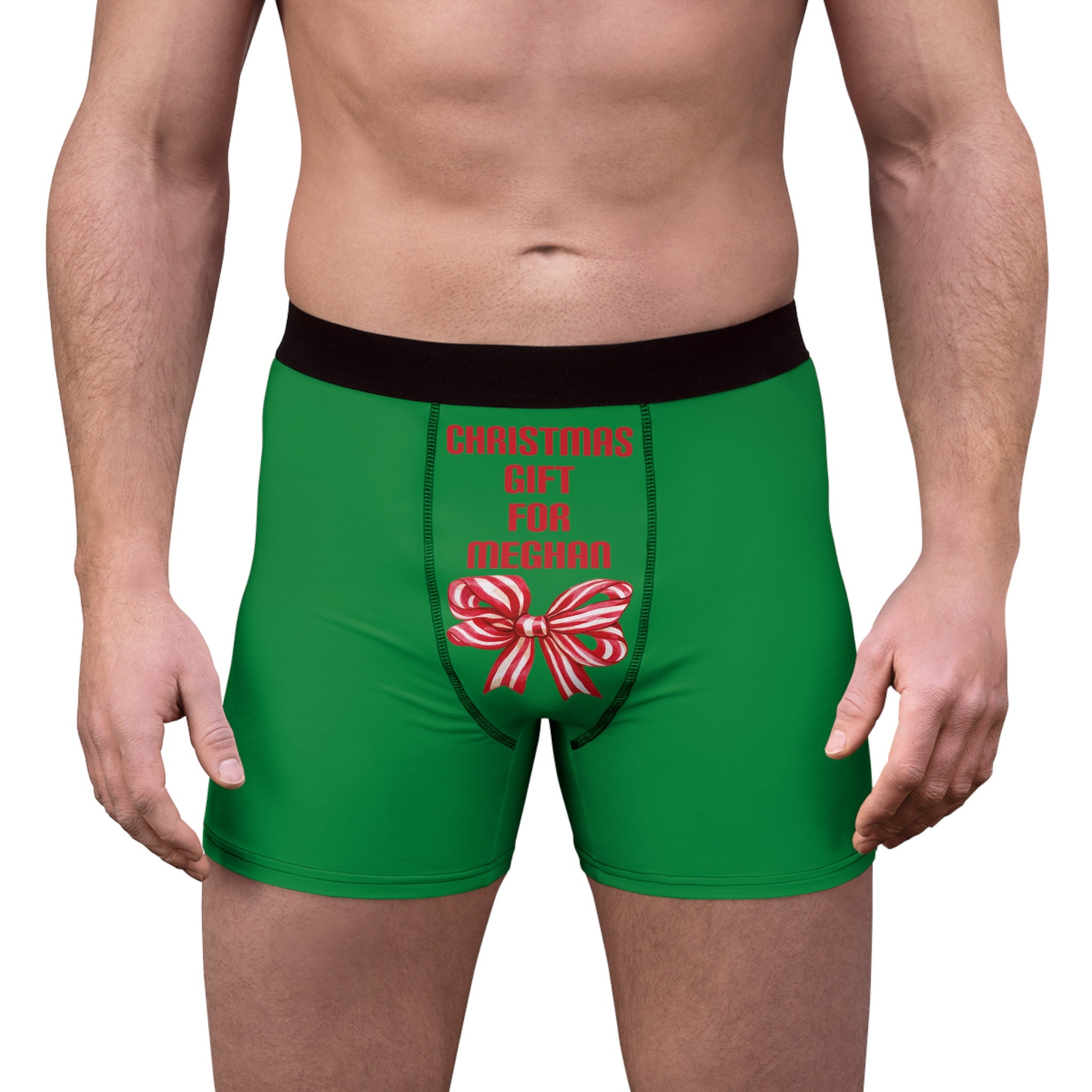 Personalized Christmas Boxer for Men, Men's Underwear,great Gift for ...