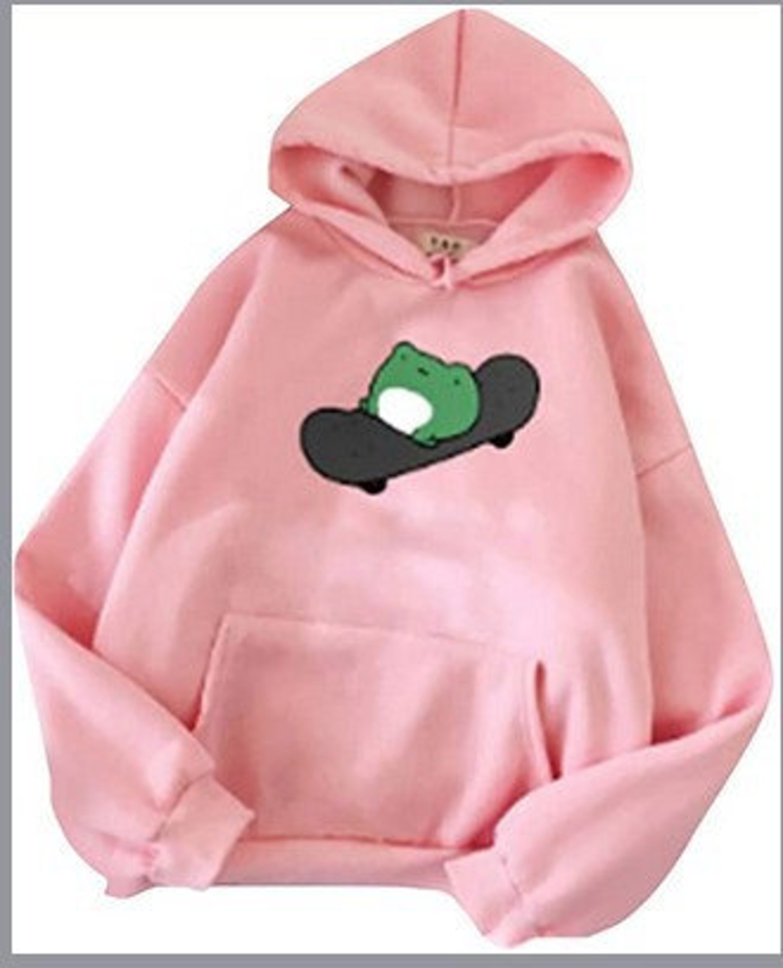 Cute Frog on Skateboard Hoodie Skateboarding Frog Hoodie Etsy