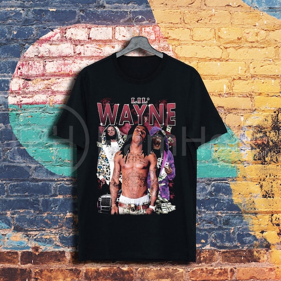 LIL WAYNE 90s Retro Vintage T Shirt New 
