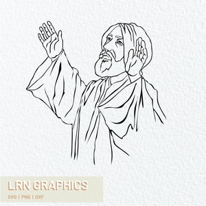St Nimatullah SVG: Religious Christian Cut File (Digital Download)