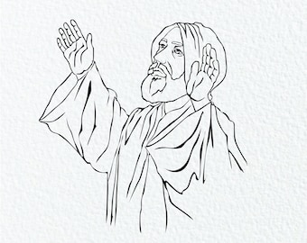 St Nimatullah SVG: Religious Christian Cut File (Digital Download)