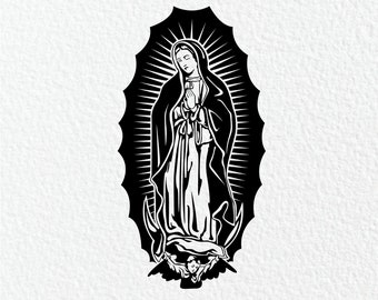 Mother Mary Svg Etsy