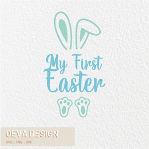 My First Easter SVG: Bunny Ears Cut File (Digital Download)