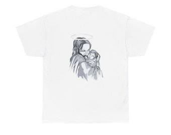 Jesus and Baby T-Shirt: Christian Faith-Based Apparel