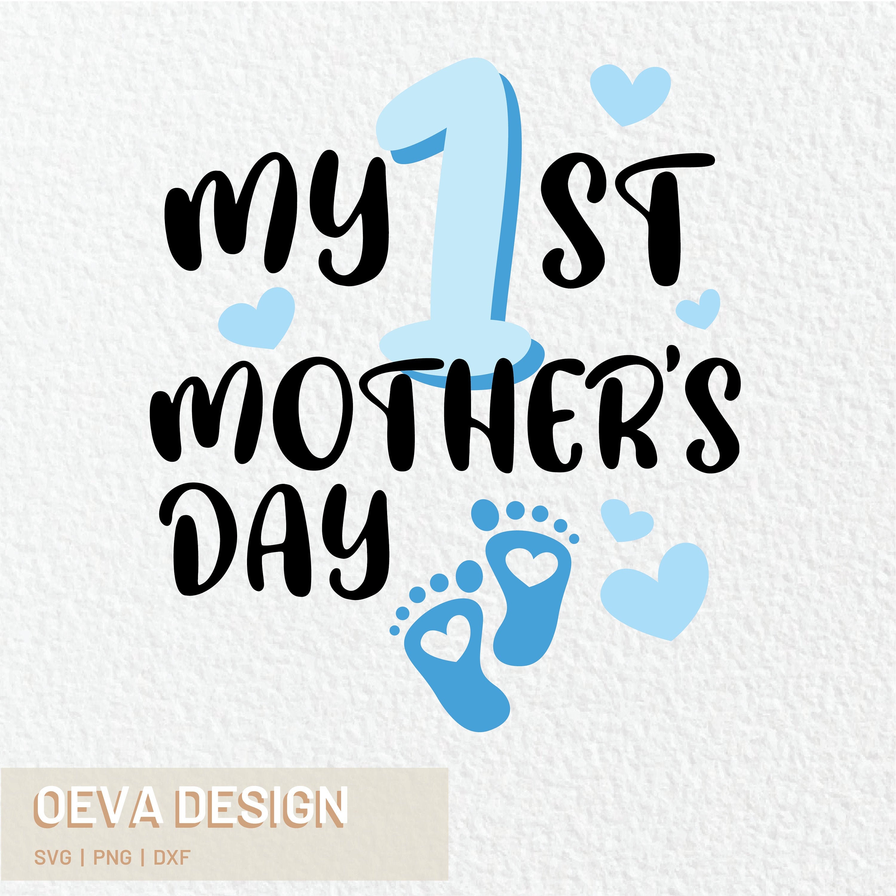 Download Fête des Mères SVG My First Mothers Day SVG PNG Cricut Cut | Etsy