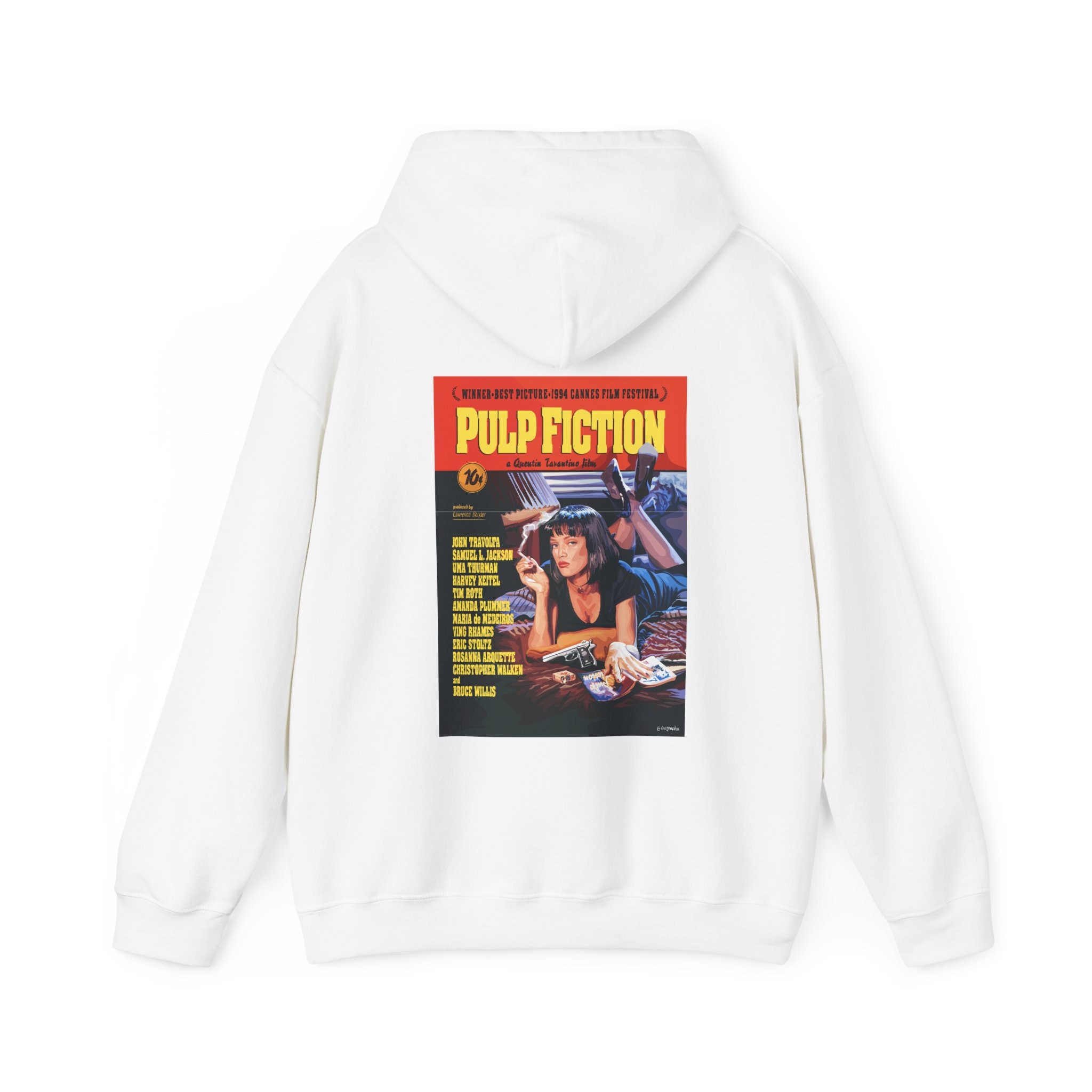 Pulp Fiction Hoodie, Mia Wallace Hoodie, Retro Classic Movie Pulp Fiction Hoodie, Mia Wallace Hoodie, Retro Classic Movie