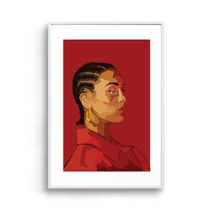 Jorja Smith | Framed Art Print R&B Grime Soul Pop Music Poster