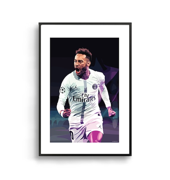 ネイマール Jr | サッカー FIFA ワールドカップ 額入りアートプリント