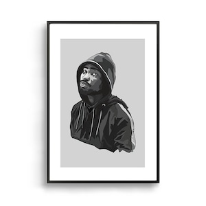 Santan Dave | Framed Art Print Music Grime UK Rap Poster