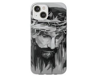 Jesus Phone Case: Christian Faith-Based TPU Cover