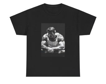 Retro Arnold Schwarzenegger T-Shirt: Unisex Heavy Cotton Tee