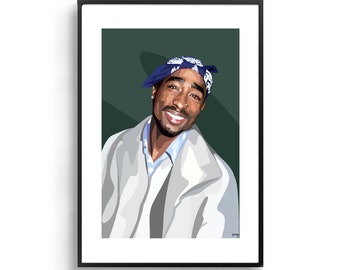 2PAC 1971-1996 大判ポスター 2pac 1971 - 1996 Original 1999 Tupac Poster - Etsy