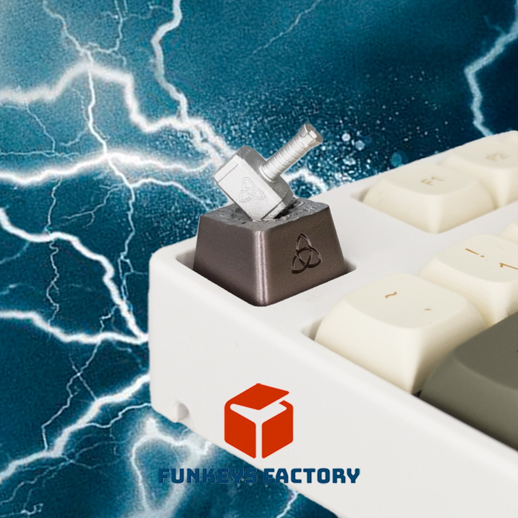 Custom Marvel Thor Hammer Keycap For Mechanical Keyboard Etsy