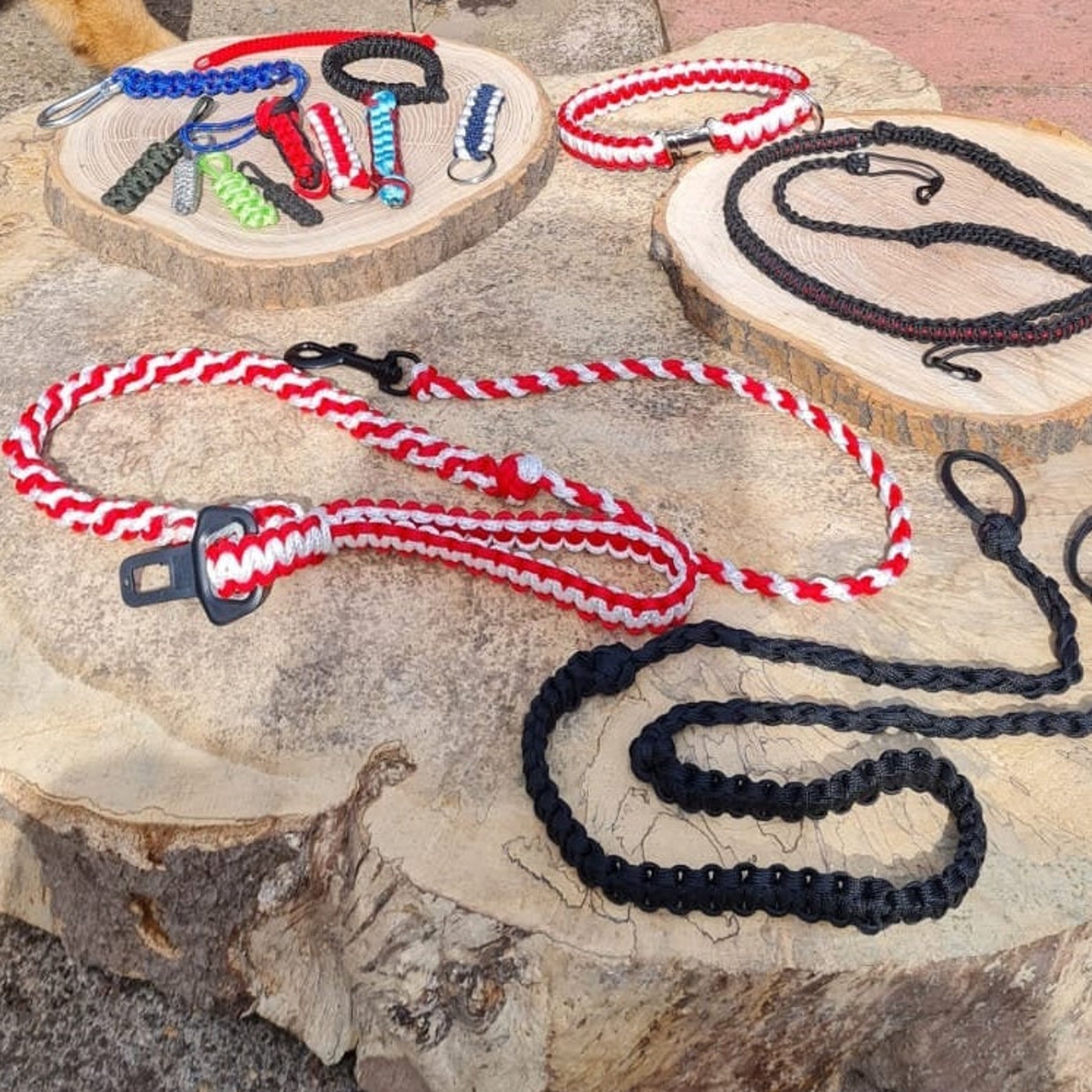 Handmade rope dog/pet lead. Personalised to your pet. Made to Etsy